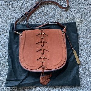 Tan/brown Vince Camuto crossbody purse